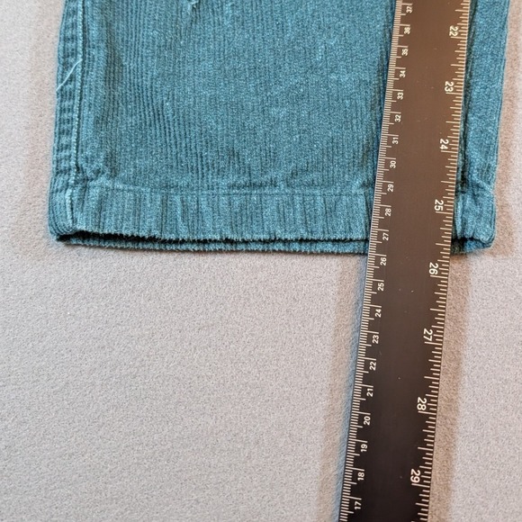 Coursemy Cargo Pants Corduroy Patchwork Drawstring Waist Size M 90s Colorblock - Picture 3 of 9